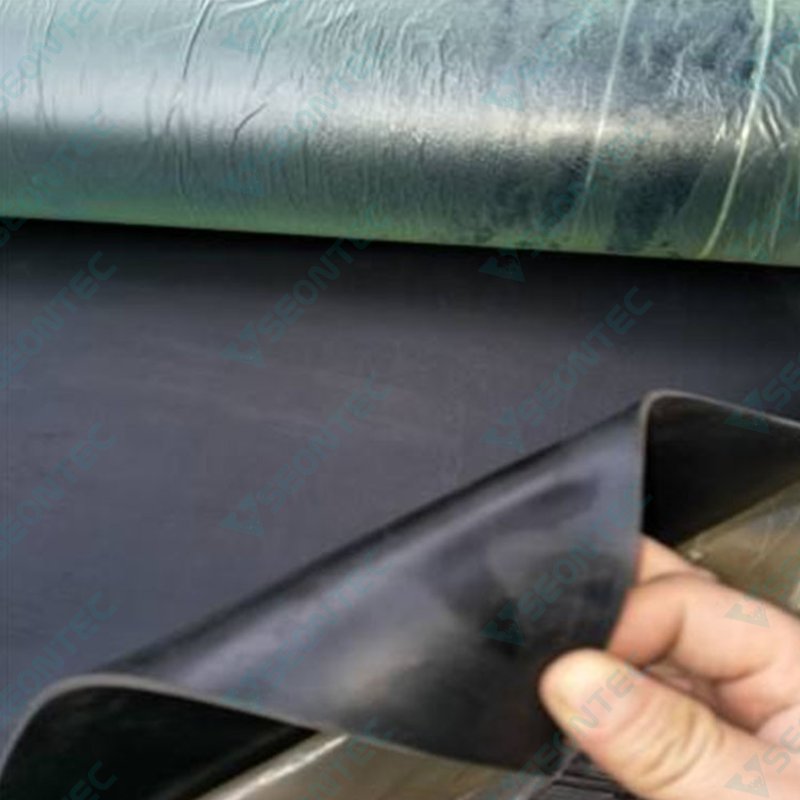 Black Abrasive Resistant Anti-Aging Fluorine Rubber FKM FPM Plate