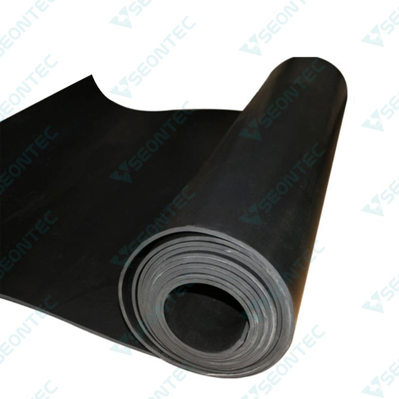 Black Abrasive Resistant Anti-Aging Fluorine Rubber FKM FPM Plate