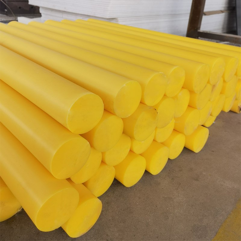 Natural Plastic Uhmwpe Round Bar High Abrasion Resistance Pe Solid Bar Hdpe Solid Bar Polyethylene Rod