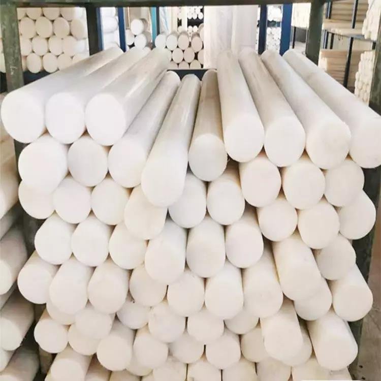 Natural Plastic Uhmwpe Round Bar High Abrasion Resistance Pe Solid Bar Hdpe Solid Bar Polyethylene Rod