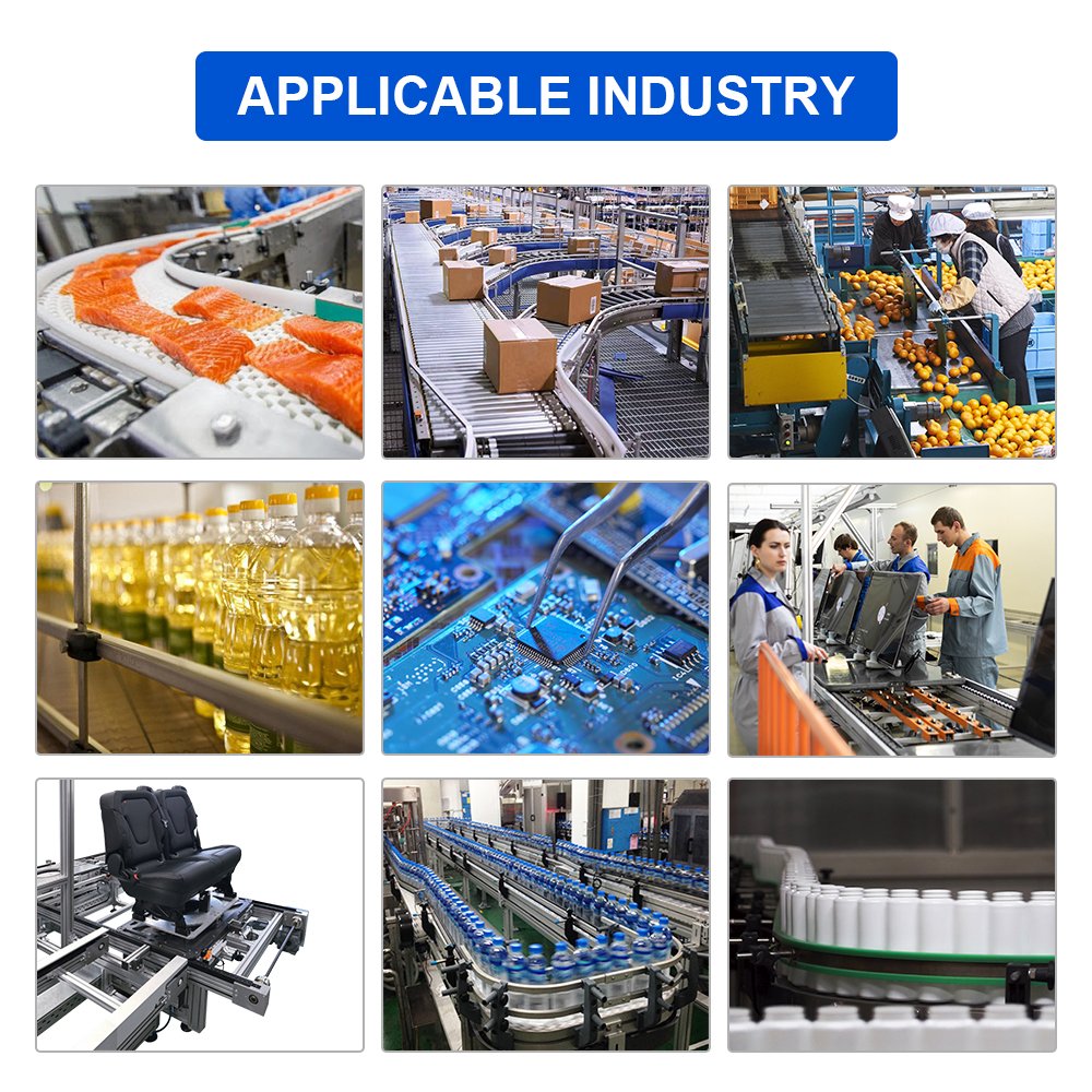 BIFA PVC Baffle /PU Baffle rising conveyor Ramp Inclined Feeder Apron Belt Conveyor with cleats for cap elevator