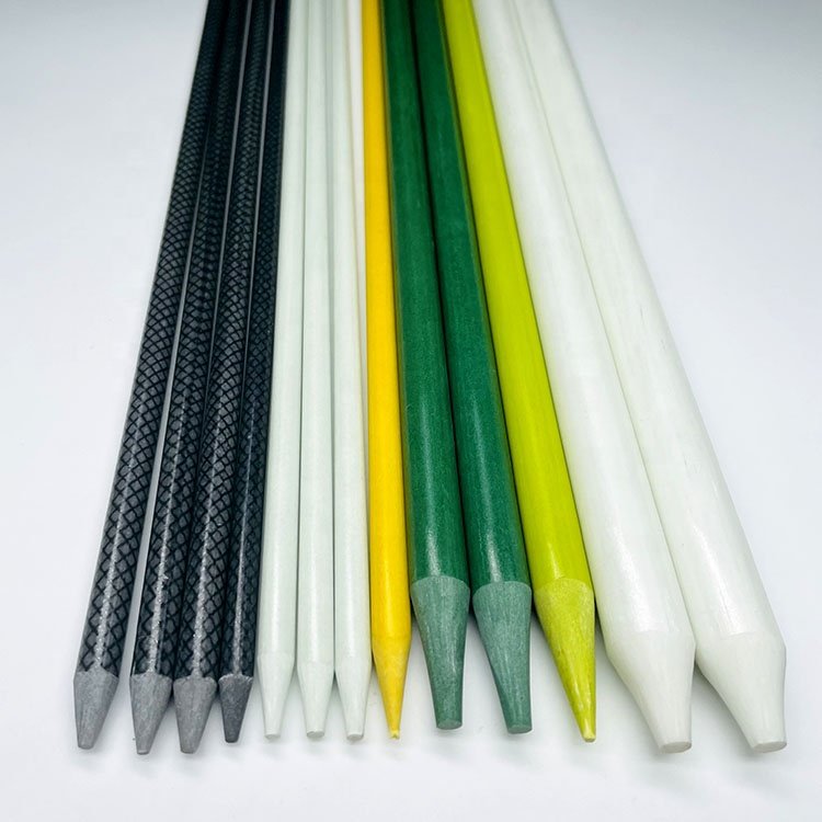 Durable fiberglass rods high quality fiberglass rods for Golf practice net stand pole