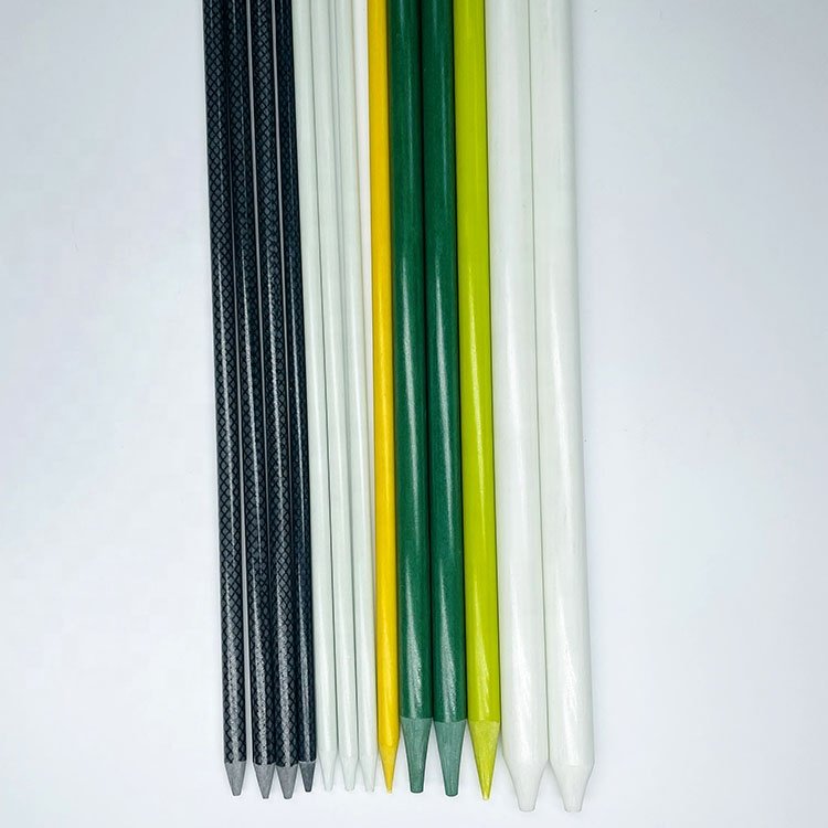 Durable fiberglass rods high quality fiberglass rods for Golf practice net stand pole