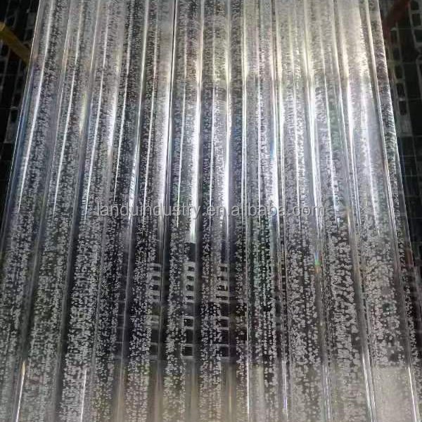 LANDU Diameter 2mm 5mm 10mm 20mm 30mm 50mm Recuangular Plastic Rod Acrylic Rod PMMA Bubble Rod