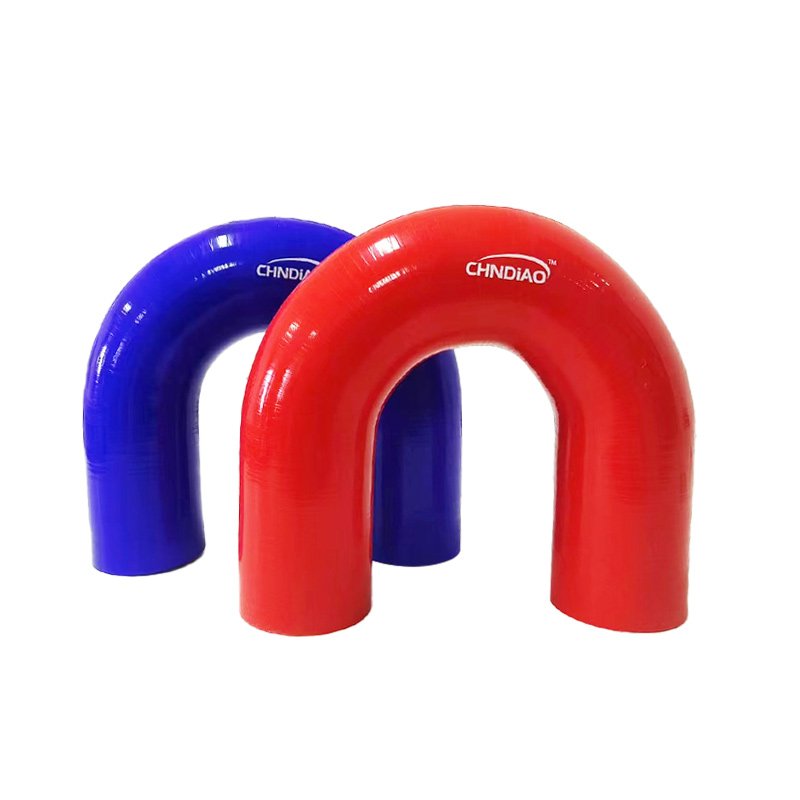20mm Air Rubber Tube Automotive Flexible Turbo 180 Degree Elbow Radiator Silicone Hose for Car