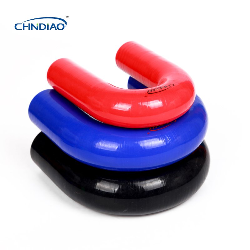 20mm Air Rubber Tube Automotive Flexible Turbo 180 Degree Elbow Radiator Silicone Hose for Car
