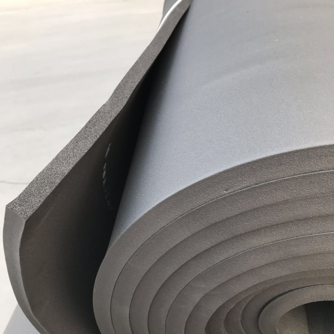 Sound deadener closed cell rubber thermal insulation accessories auto soundproofing piping insulation foam rubber sheet