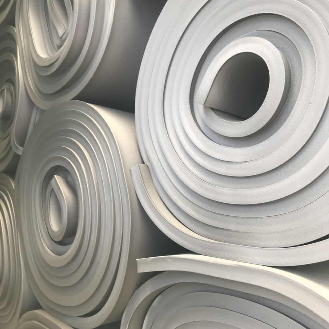 Sound deadener closed cell rubber thermal insulation accessories auto soundproofing piping insulation foam rubber sheet