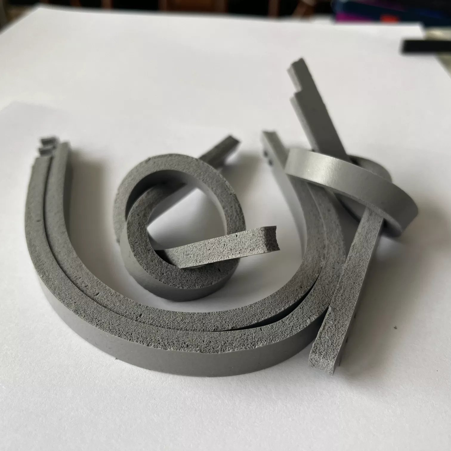 High Temperature Fireproof Sponge Foam Silicone Rubber Strip