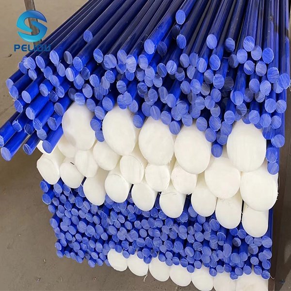 Factory Directly Extruded Plastic White Rod large Polyethylene HDPE Hard Plastic Rod
