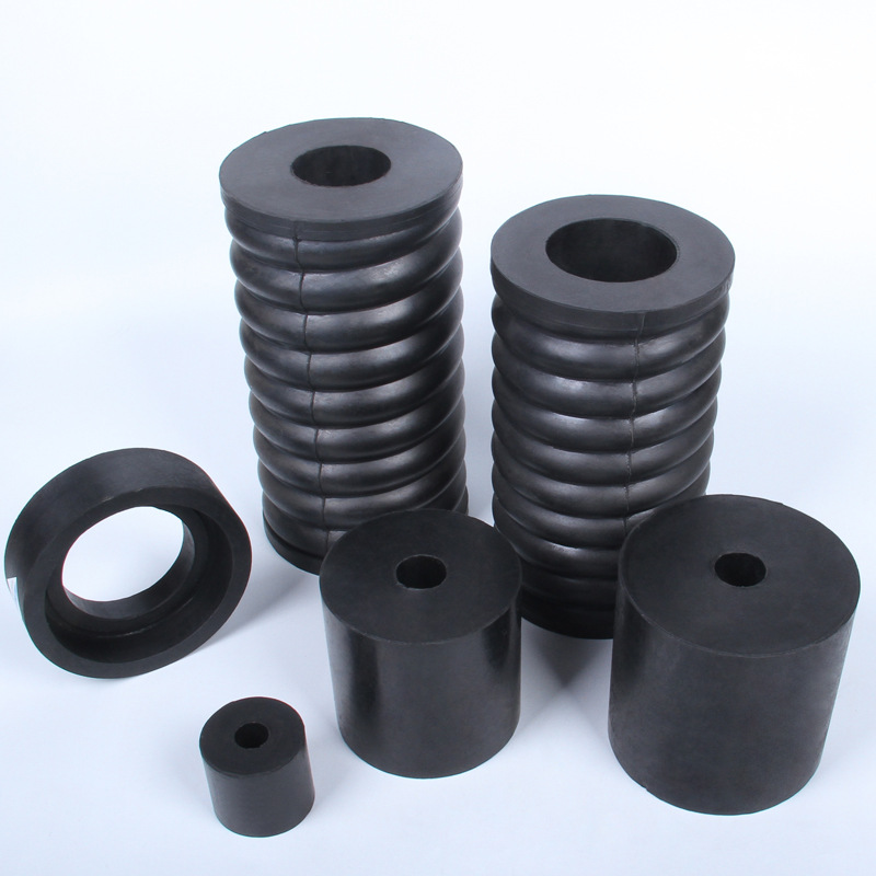 Customized Shock-absorbing rubber column/round rubber shock-absorbing pad/rubber buffer spring