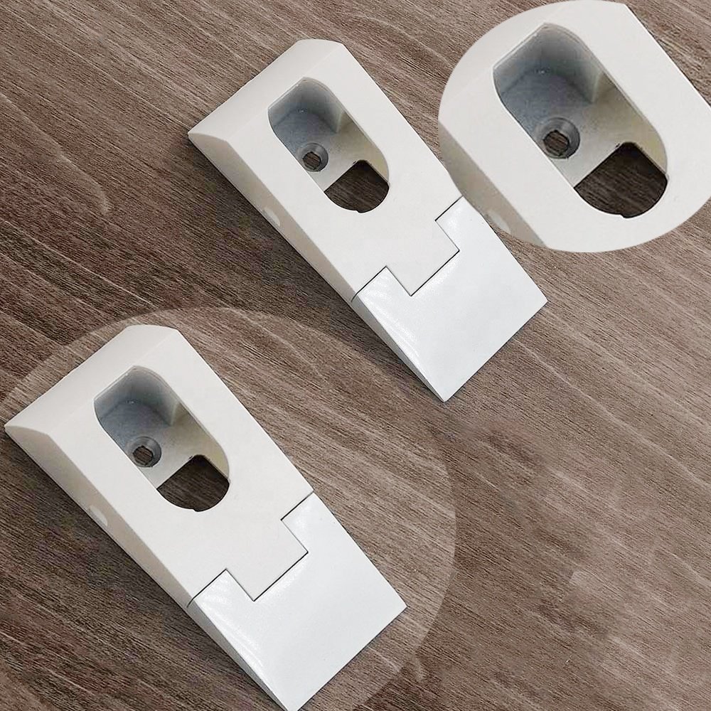 Wardrobe hardware accessories closet hanging rail tube pipe rod flange holder support bracket