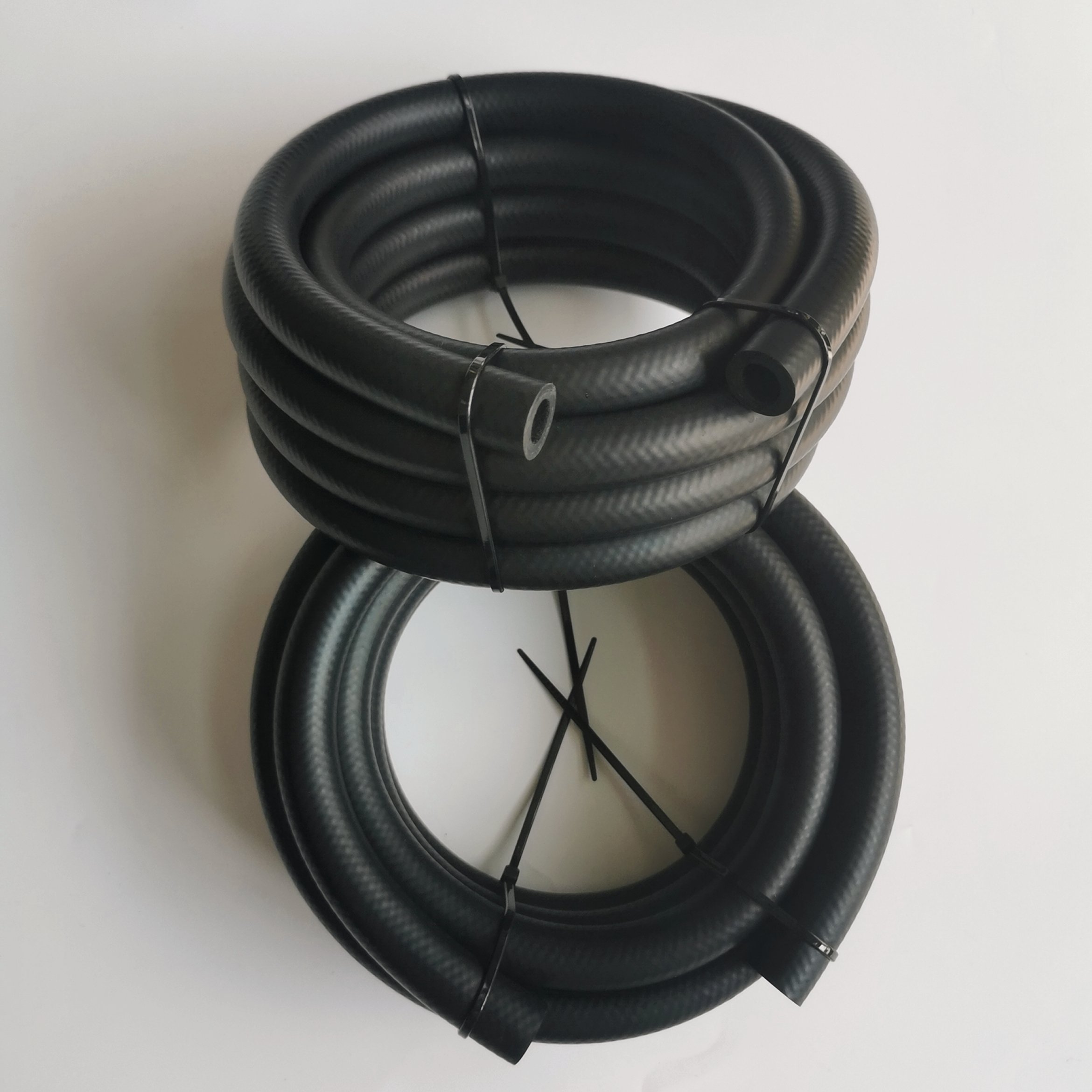 400 Series Automotive E85 An4 An6 An8 An10 An12 Nbr Cpe Rubber Black Braided Push Lock Push On Hose
