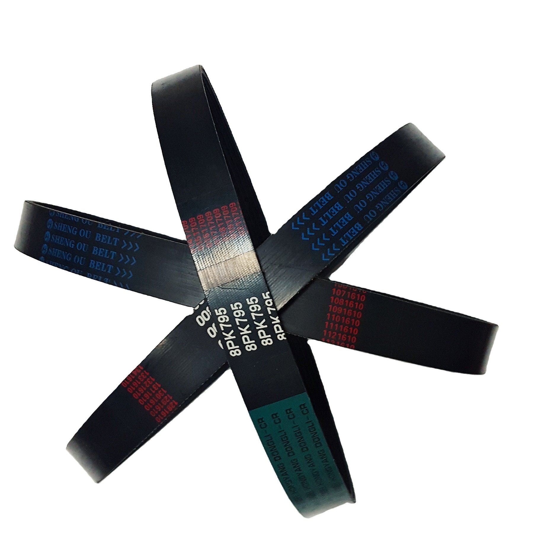 industrial 8pk1810 auto pk belt 7pk1720 8pk1780 8pk1300 6pk1564 vbelts