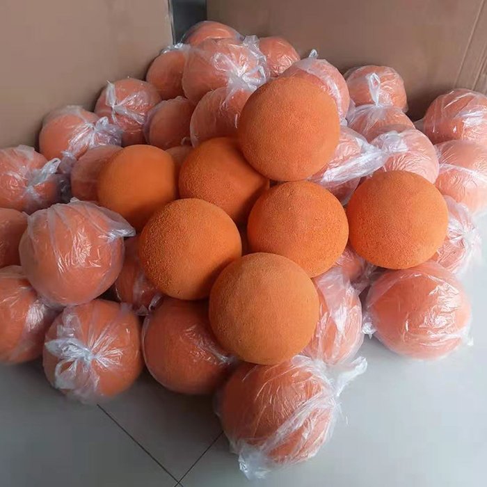 concrete pumps cleaning sponge rubber ball for cleaning pipe sponge rubber cleaning ball