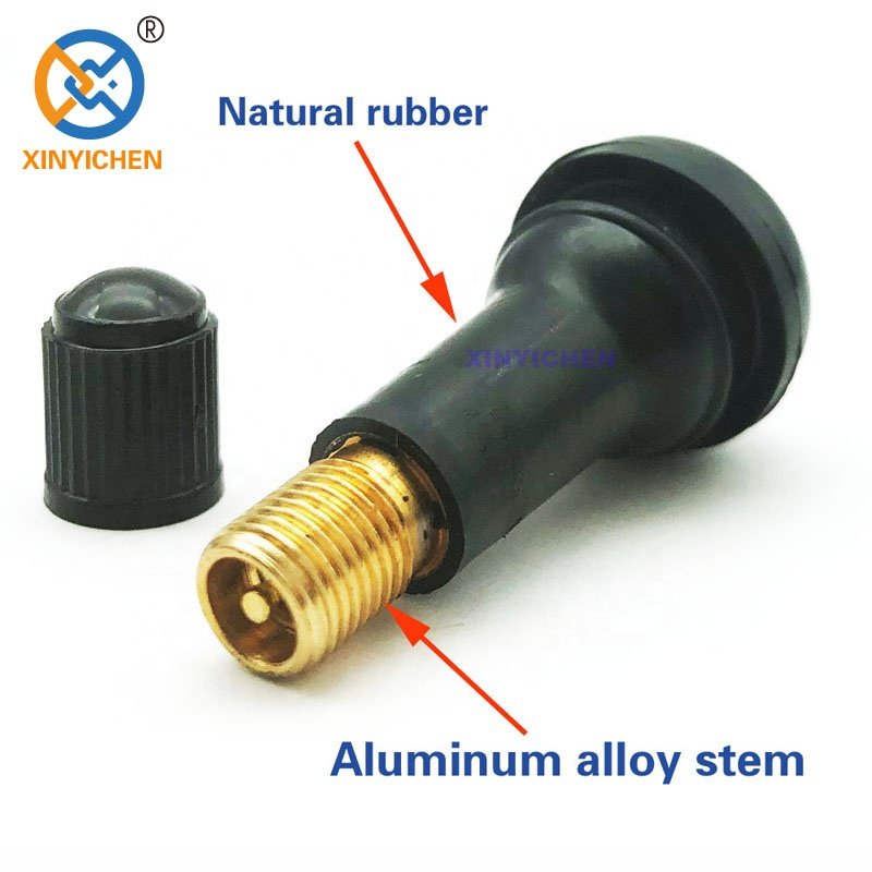 TR413 Car tire Valve Snap In Rubber Tubeless Tire Valve Automotive inner tube valve stem