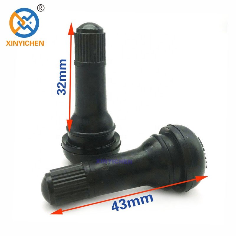 TR413 Car tire Valve Snap In Rubber Tubeless Tire Valve Automotive inner tube valve stem