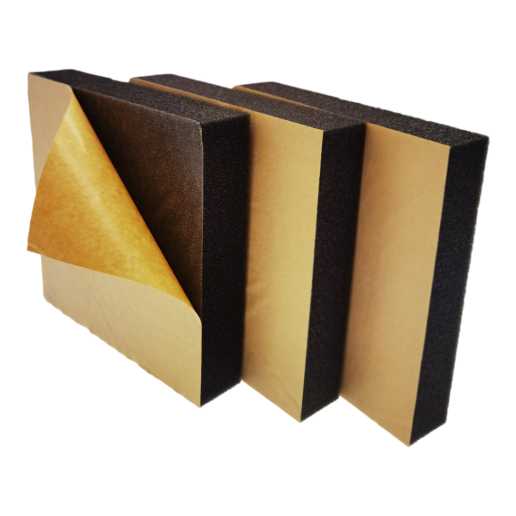 High Density Self Adhesive Backed Automotive Sound Insulation Rubber Foam