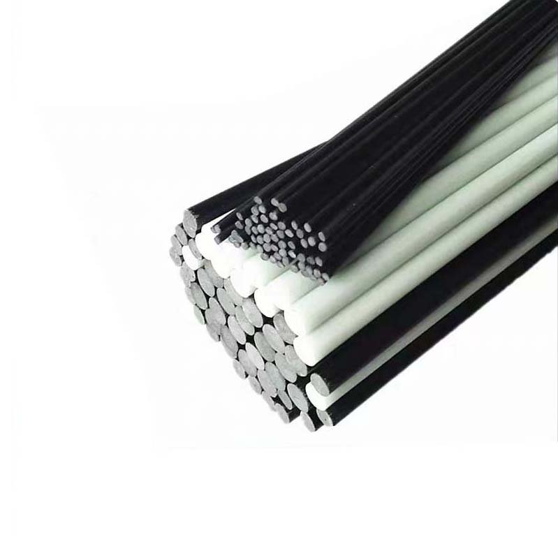 Pultruded 2mm 3mm 4mm 5mm Fiberglass Rod 4.5mm colorful glass fiber sticks