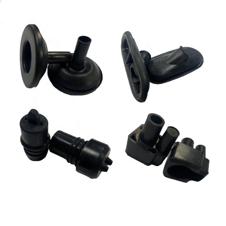 Custom Rubber Factory Price Made EPDM NBR FKM CR Other Rubber Products rubber grommet square round customized shape