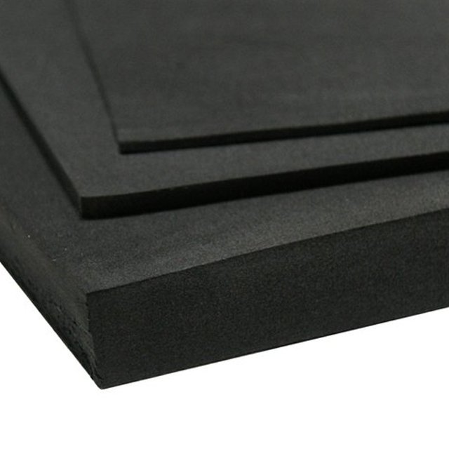 B1 Fire Rate 25mm thickness Soundproofing Black Color NBR Heat Insulation Rubber EVA Foam Sheet