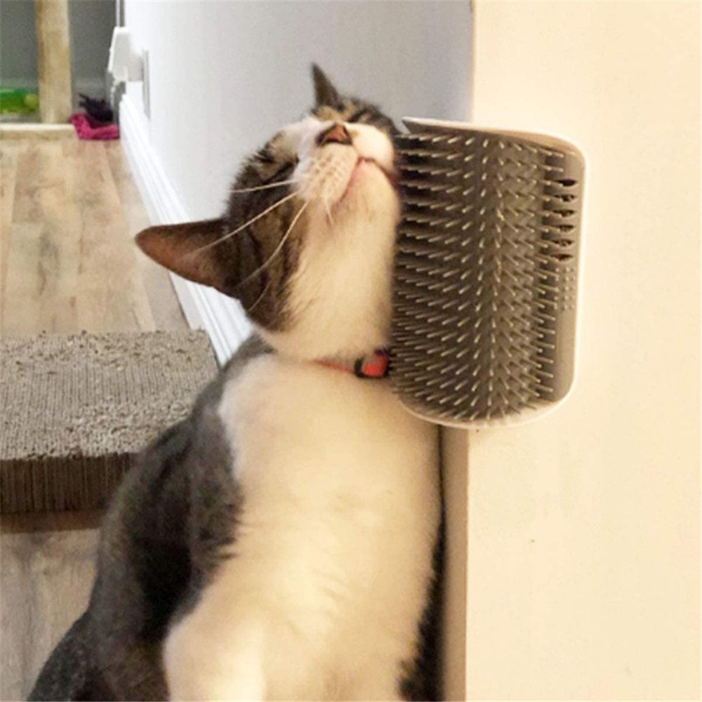 Massage Comb Pet Comb Removable Cat Corner Scratching Rubbing Brush Pet Hair Removal Pet Grooming Cleaning Supplies