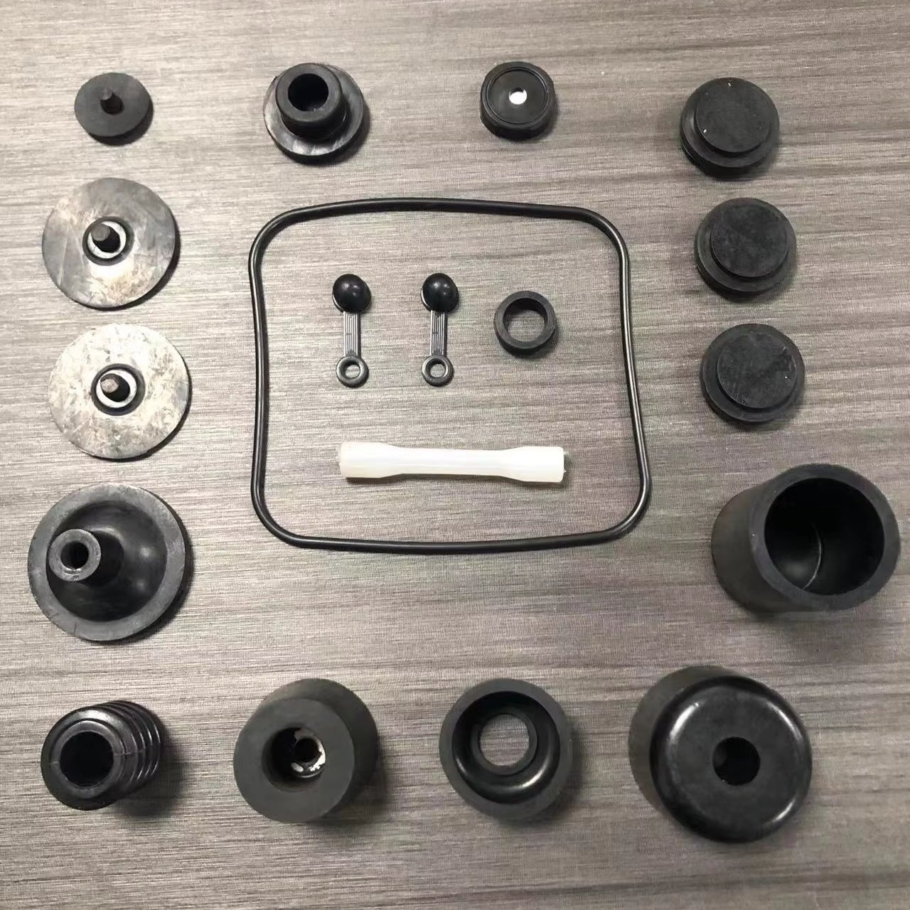 Special-shaped rubber parts customized mold sealing ring high temperature wear-resistant silicone products processing