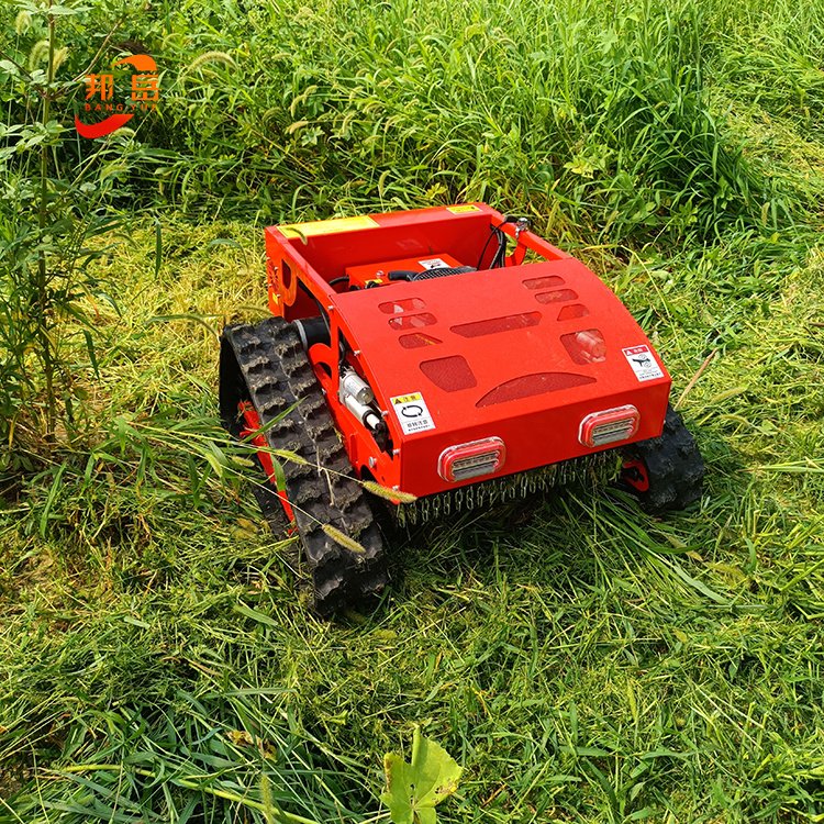 Family lawn weeding remote control lawn mower garden lawn with automatic remote control crawler mower