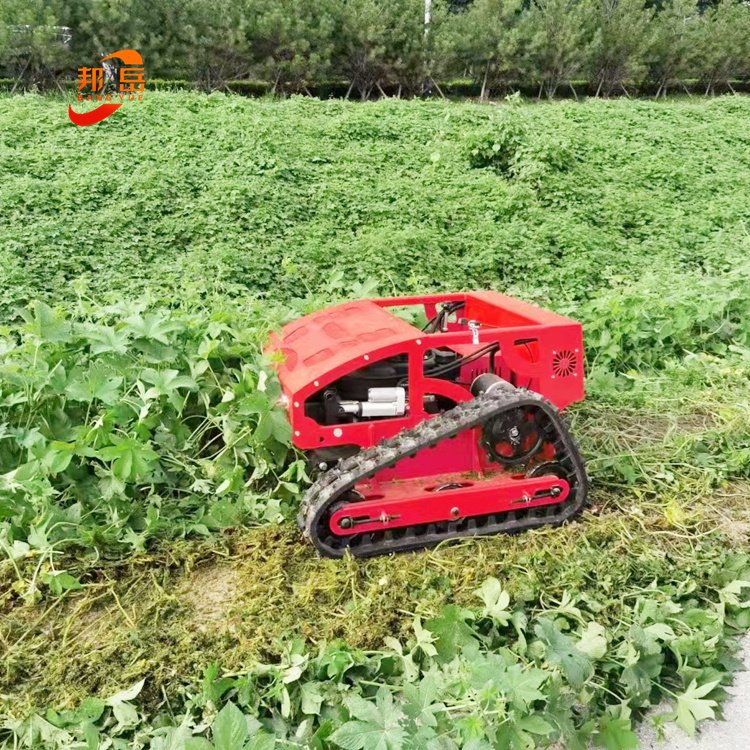 Family lawn weeding remote control lawn mower garden lawn with automatic remote control crawler mower