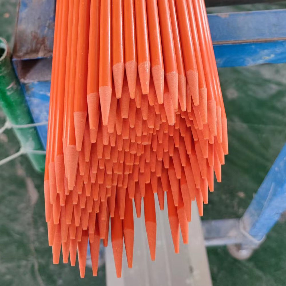 Supplies Fiberglass Snow Stakes/Rods Uv Resistant Fiberglass Driveway Marker Frp stake marker