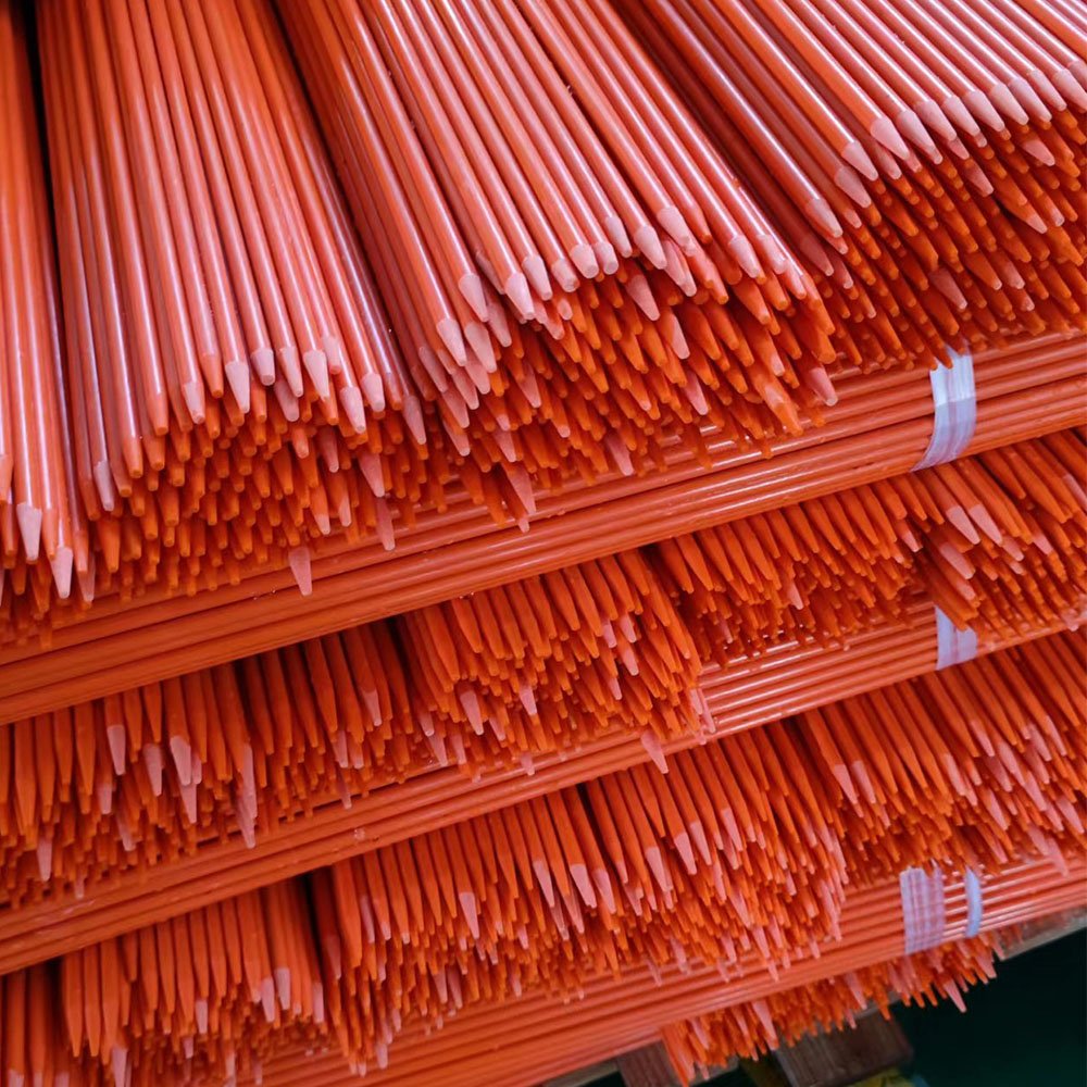 Supplies Fiberglass Snow Stakes/Rods Uv Resistant Fiberglass Driveway Marker Frp stake marker