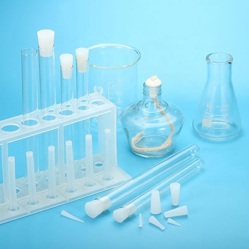 Top Quality Sealing Tapered Different Color Hole Silicone Cone Stopper Rubber Plugs Rubber End Caps For Test Tube Wine Bottle