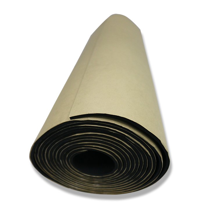 OEM NBR Heat Resistant Sound Deadening Self-adhesive Roll/Sheet Foam Acoustic Thermal Insulation Foam