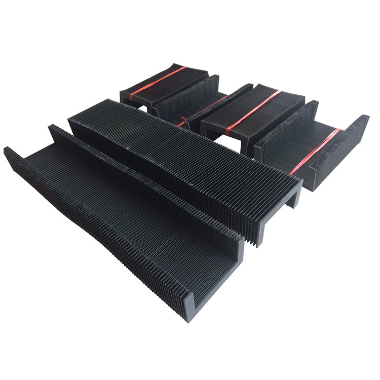 CNC Machine Protection linear guide rail Cover Corrugated Bellows Cover CNC Way Cover