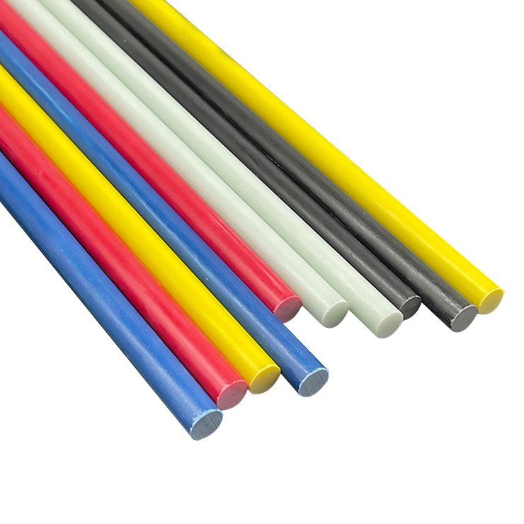 durable and solid glass fiber rods fiberglass round rods