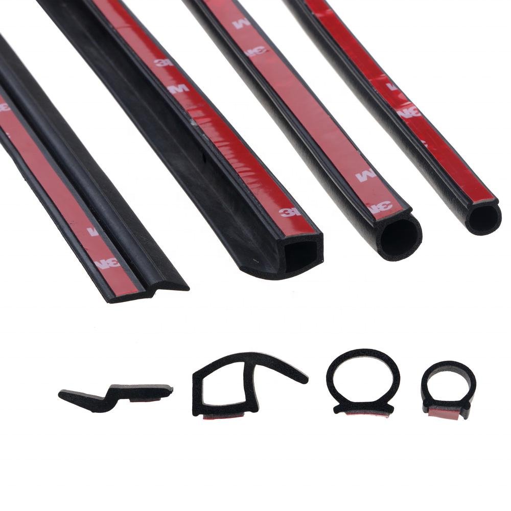 P Z D B Type Customization Waterproof Car Door Seal Rubber Trim Strip Extrusion Weather Strip Door Seal for Auto