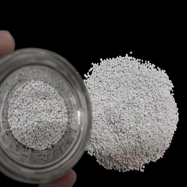 High durability White Nylon High Strength Resin PA6 Rod Price Fireproof Granules Anti Cold Modified PA6 Plastic Granules