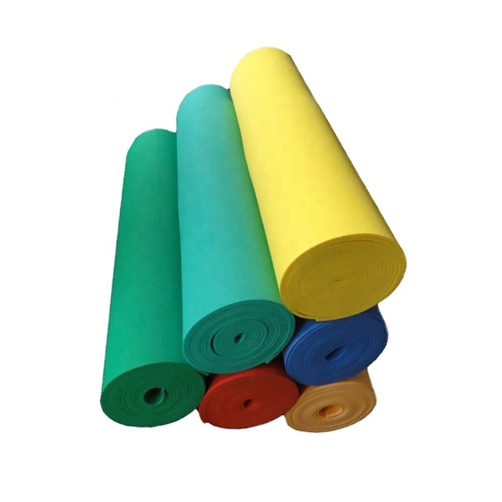Wholesale 1mm 3mm 5mm 10mm 12mm 20mm 25mm 30mm Colorful EVA foam sheet roll