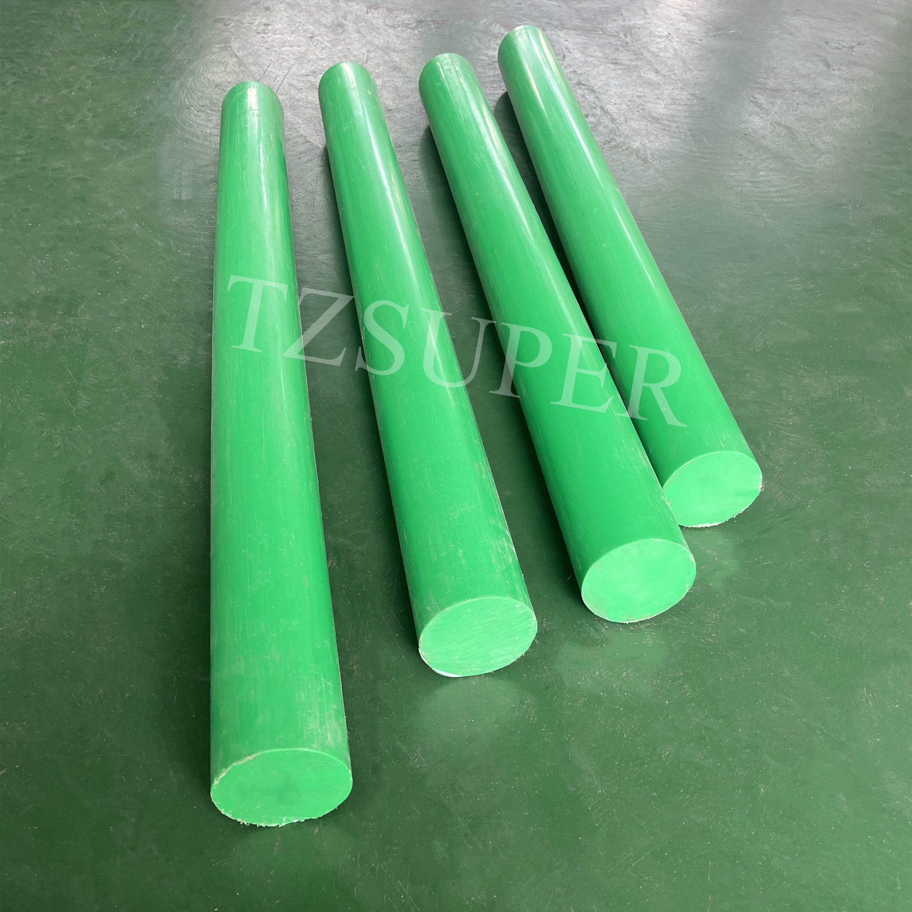Green Color Factory Supply PE Nylon Plastic Rod