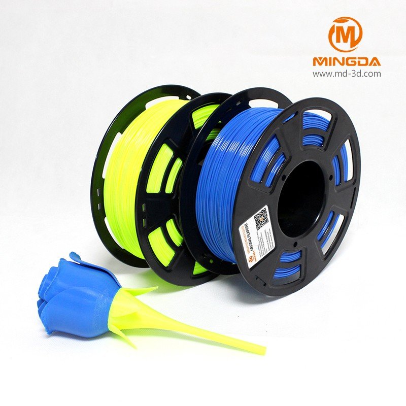 MINGDA Plastic 3D Printer Consumables Material Optional Pla Abs for Printing PLA Filament 1.75mm 1kg/roll 26 Colors PLA Rod