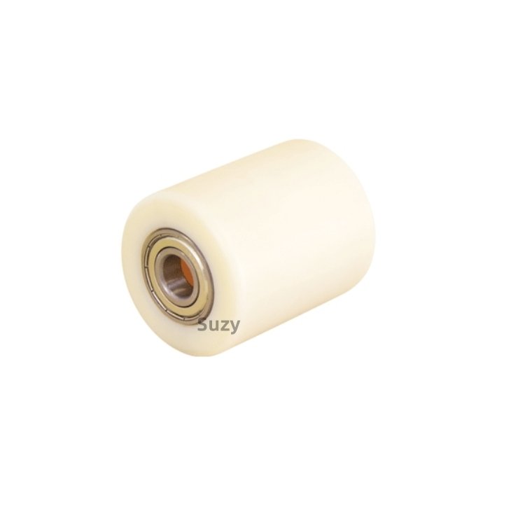 SWKS Factory Price Custom Molded PU Elastomer Rubber Coated Polyurethane Rollers With Bearing
