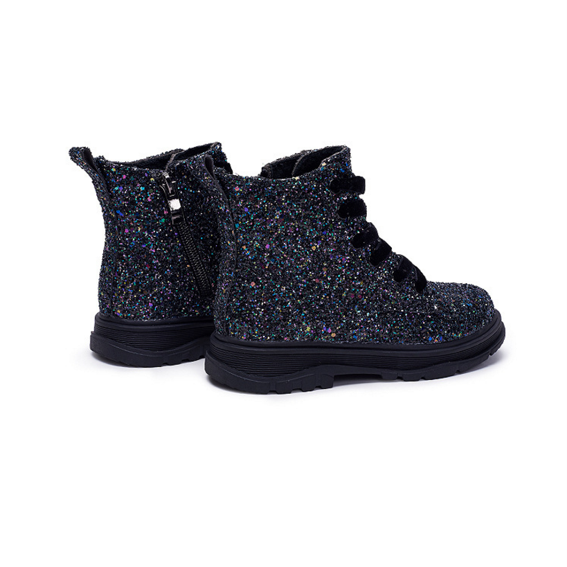 Fashion new winter children's shoes princess glitter girls anti slip foot warmer Snow boots for 2-6 years old.