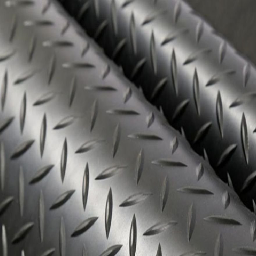 Industrial Waterproof Anti Slip Willow Leaf Diamond Rubber Sheet