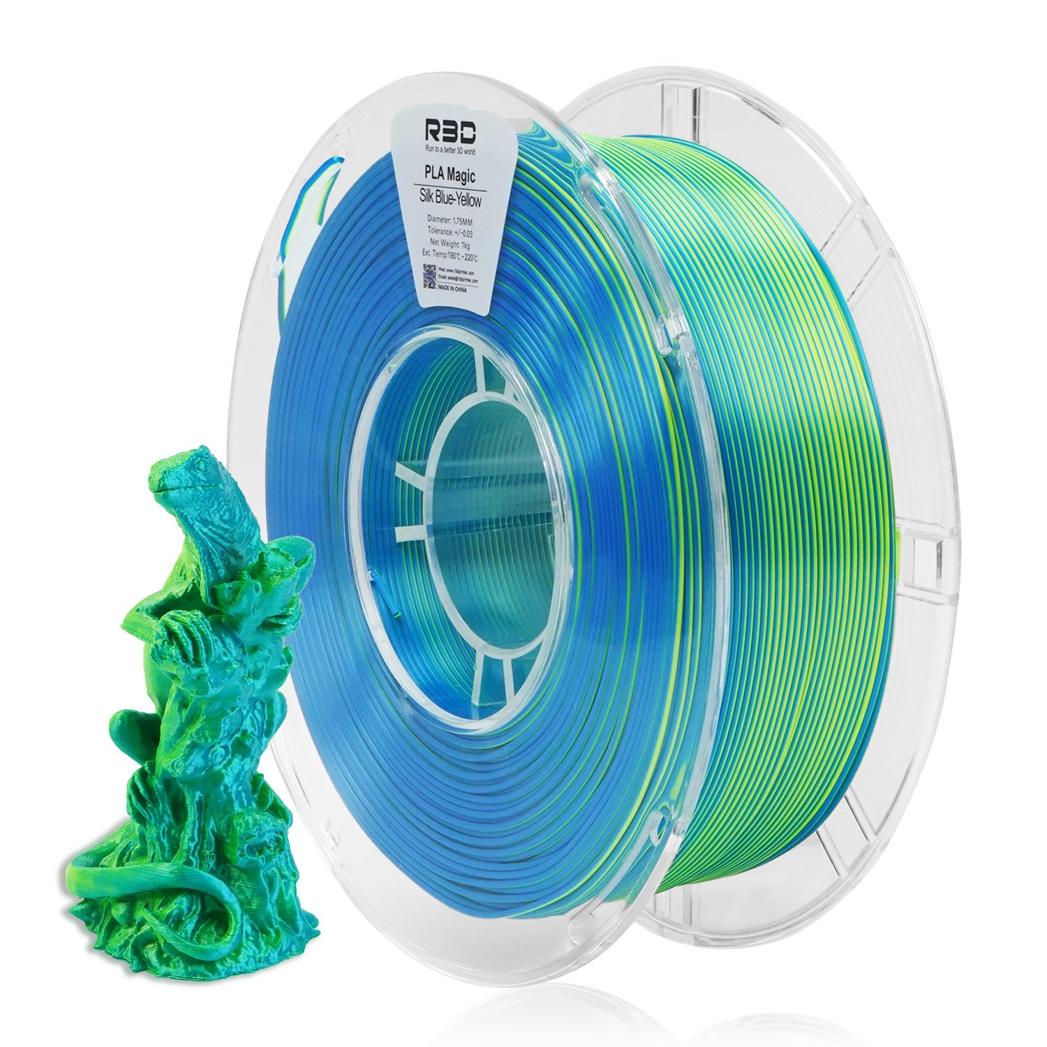 Top sale R3D Gold-Copper Magic Color filament Mystic Silky