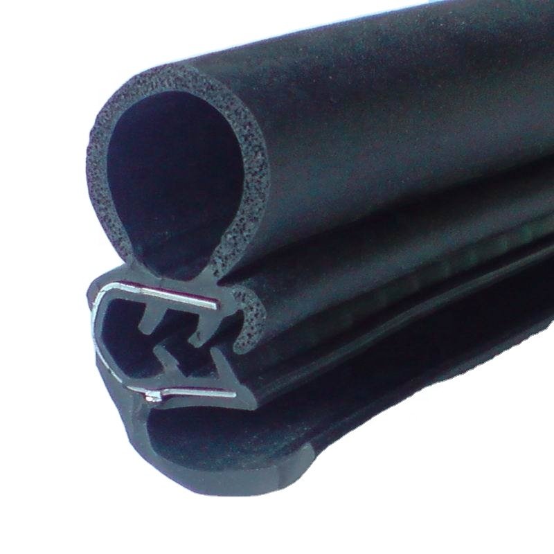 waterproof u channel automotive window side bulb EPDM seal strip rubber gasket car door sound isolation weather stripping