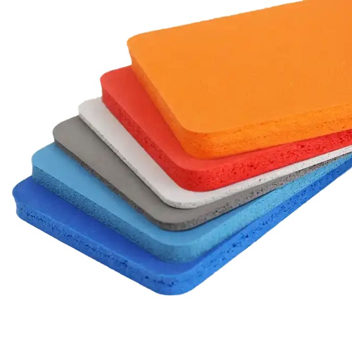 Low Smok Non Toxic Flame Retardant Different Density Silicone Rubber Foam For Aerospace Automotive Oil Gas Rail Mass Transit