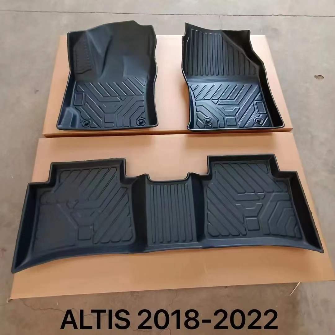 Custom Car Accessories 3D TPE Car Mats Heavy Duty 3D TPE Automotive Floor Mats Use For 4 Runner 3008 ALTIS