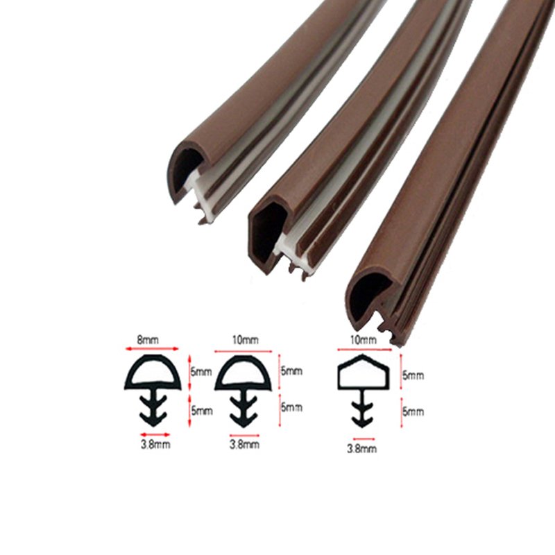 PVC Rubber Sealing Strips Weatherstrips Tube for Wooden Timber Lumber Door Window Frame Groove Sealed