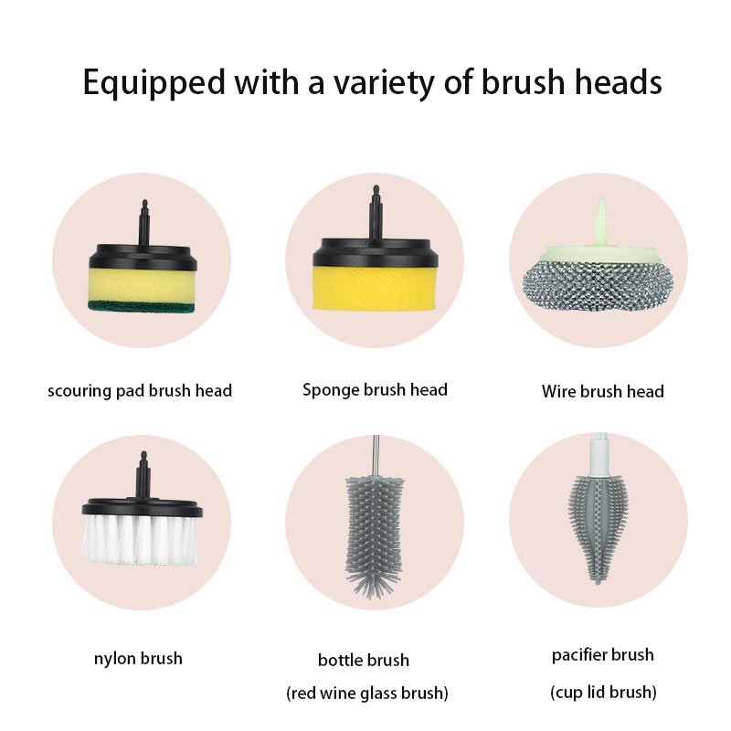 foreign trade popular products electric cleaning brush rechargeable 3 in 1 electric cleaning brush