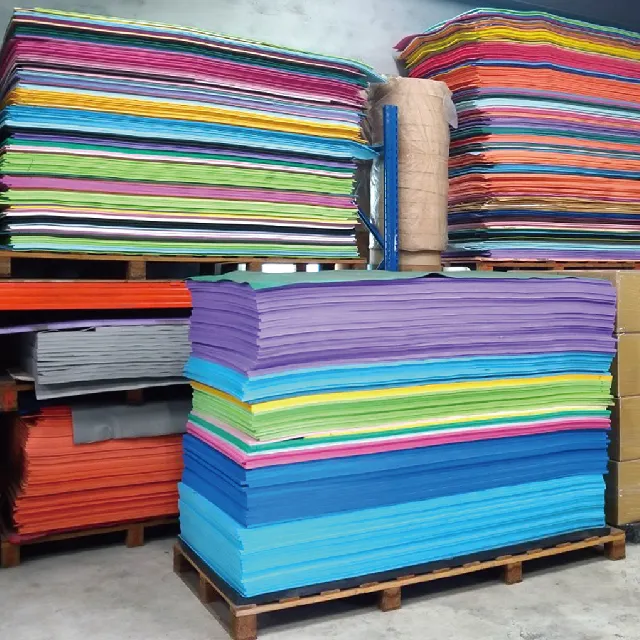 Custom color 2mm-14mm eva foam sheet eva sponge waterproof material with high density